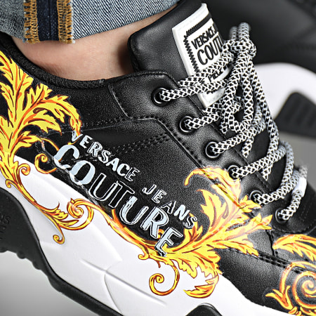 Versace Jeans Couture - Fondo Stargaze Zapatillas 74YA3SF1 Negro Renacimiento