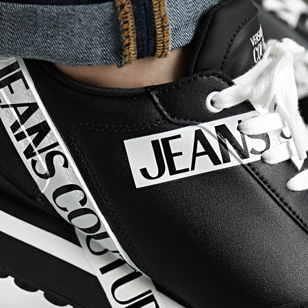 Versace Jeans Couture - Fondo Spyke Zapatillas 74YA3SE2 Negro Blanco