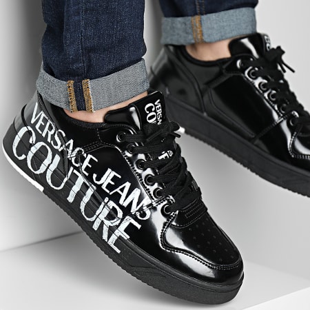 Versace Jeans Couture - Fondo Starlight Zapatillas 74YA3SJ5 Negro