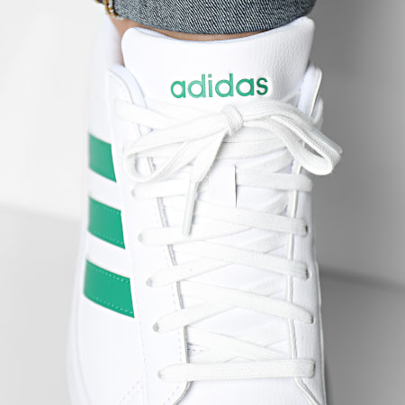 Adidas Sportswear - Baskets Grand Court 2 HP2535 Footwear White Court Green Silvia Green