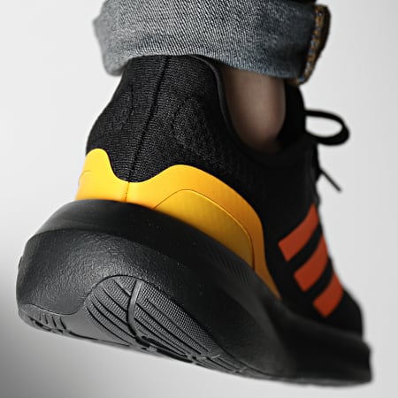 Adidas Sportswear - RunFalcon 3 HP7545 Core Black Screaming Orange Carbon Sneakers
