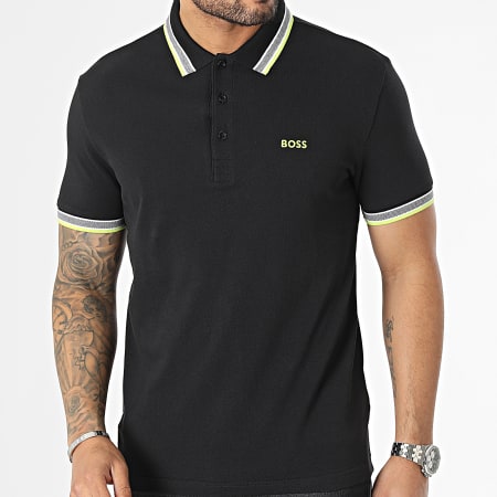 BOSS - Polo Manches Courtes Paddy 50468983 Noir