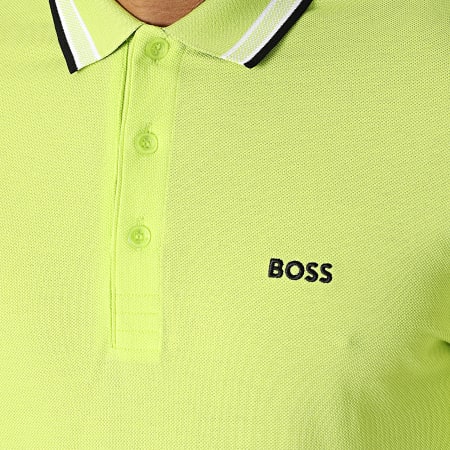 BOSS - Polo Manches Courtes Paddy 50468983 Vert Anis