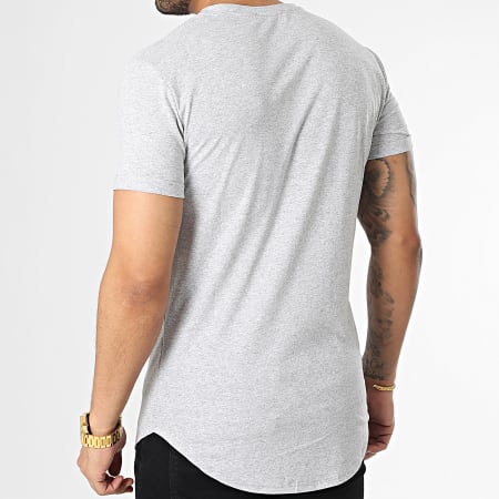 Frilivin - Camiseta oversize gris brezo
