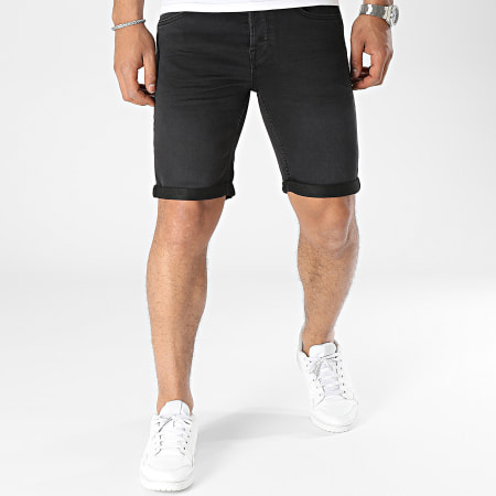 Only And Sons - Short Jean Ply Reg 8581 Noir