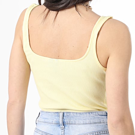 Only - Camiseta de tirantes para mujer Sla Yellow