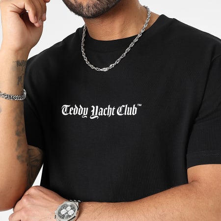 Teddy Yacht Club - Camiseta Oversize Large Art Series Rosa Negro