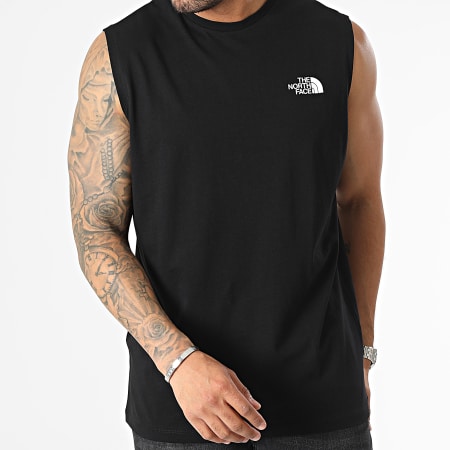 The North Face - Camiseta de tirantes Simple Dome A5IGX Negro