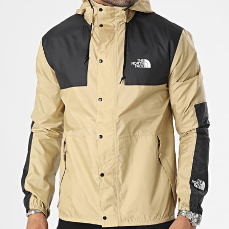 The North Face - Giacca a vento Slim Fit Seasonal Mountain A5IG3 Camel Black