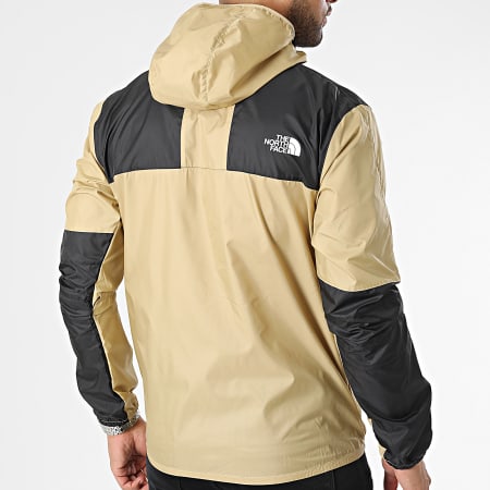 The North Face - Giacca a vento Slim Fit Seasonal Mountain A5IG3 Camel Black