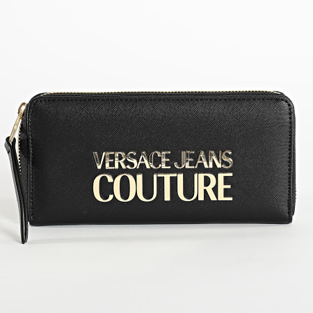 Versace Jeans Couture - Portefeuille Femme Lock Lock 74VA5PL1 Noir Doré