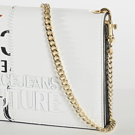 Versace Jeans Couture - Embrague Rock Corte Mujer 74VA5PP6 Blanco Renacimiento