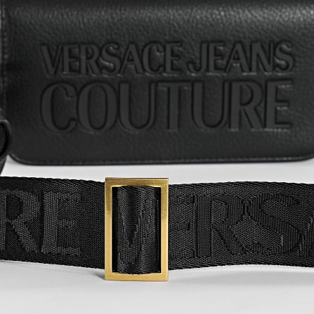 Versace Jeans Couture - Bolso de mujer Touchscreen Logo Negro