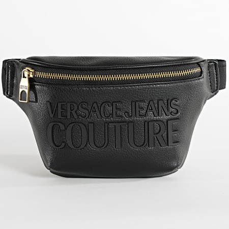 Versace Jeans Couture - Marsupio nera con logo Touchscreen