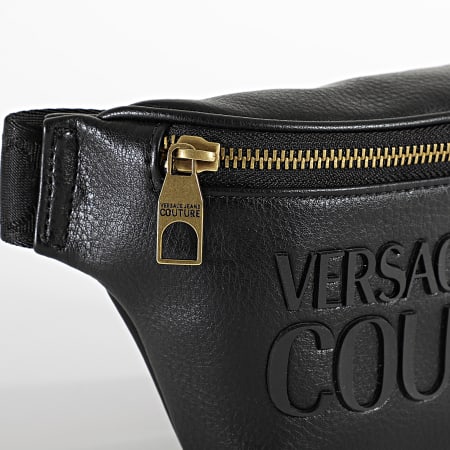Versace Jeans Couture - Sac Banane Range Tactile Logo Noir