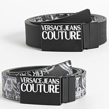 Versace Jeans Couture - Cintura reversibile 74YA6F32 Rinascimento nero