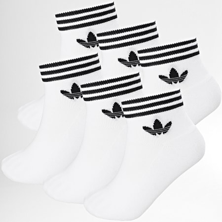 Adidas Originals - Lot De 6 Paires De Chaussettes EE1152 Blanc