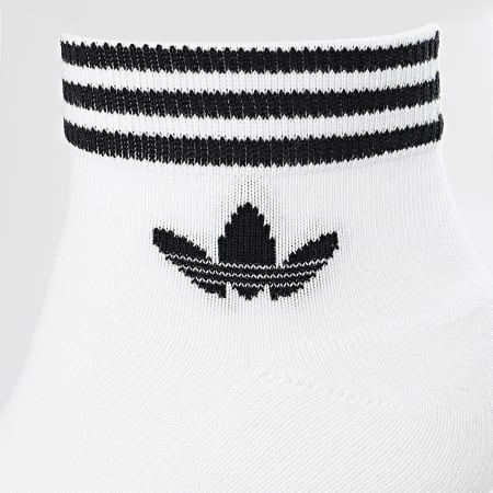 Lot De 5 Paires De Chaussettes Hautes En Coton Pour Femme - Blanches, Confortables, Pour Tous Les Jours