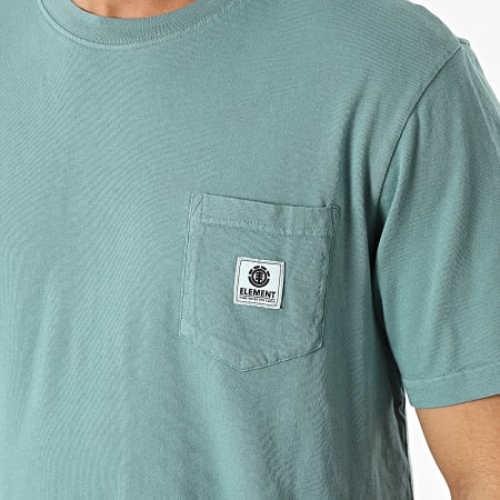 Element - Tee Shirt Poche Basic Vert