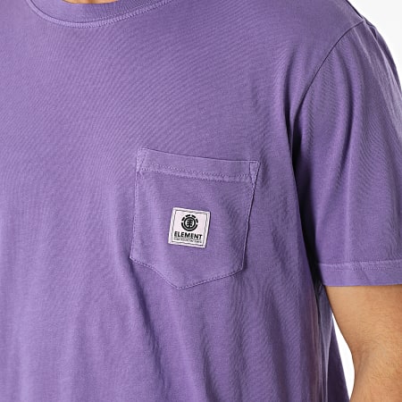 Element - Tee Shirt Poche Basic Violet