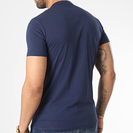 Frilivin - Marineblauw shirt met korte mouwen