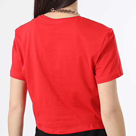 Only - Tee Shirt Femme May Rouge