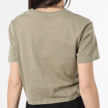Only - Tee Shirt Femme May Vert Kaki