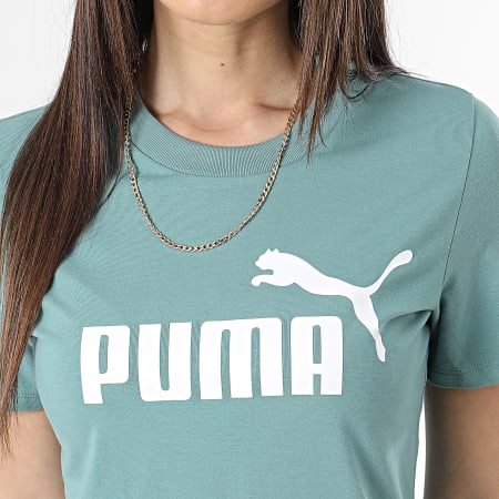 Puma - Vestido Essential Slim para mujer 848349 Verde