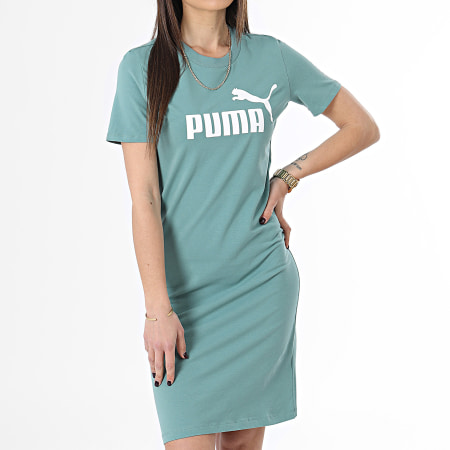 Puma - Vestido Essential Slim para mujer 848349 Verde