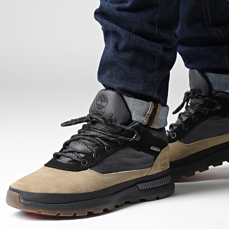 Baskets Cuir Field Trekker Timberland - Bleu Marine, Montantes, Semelle EVA, Tailles 40 à 46