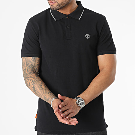 Timberland - Polo Manches Courtes A26NF Noir