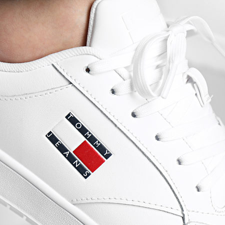 Tommy Jeans - Baskets Retro Leather 1190 White