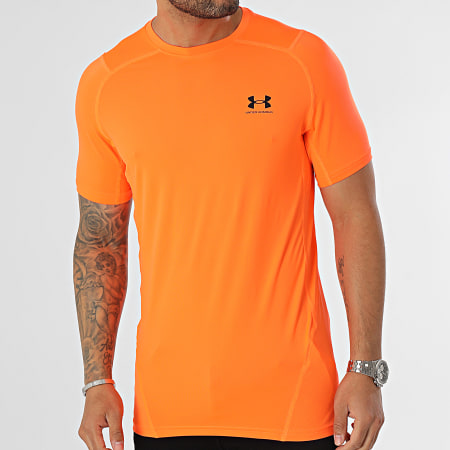 Under Armour - Tee Shirt Compression 1361683 Orange Fluo 