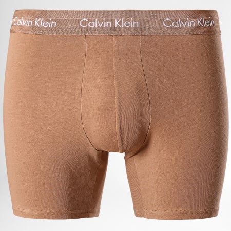 Calvin Klein - Lot De 3 Boxers NB1770A Noir Beige