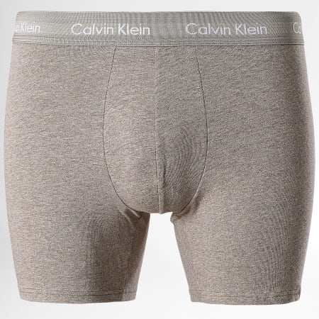 Calvin Klein - Lot De 3 Boxers NB1770A Marron Rouge Beige