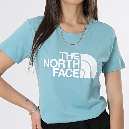The North Face - Tee Shirt Femme Standard Bleu Clair