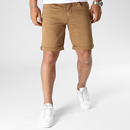 Blend - Pantalones cortos de jean 20713333 Marrón