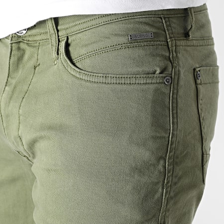 Blend - Pantaloncini Jean 20713333 Verde Khaki
