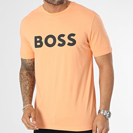 BOSS - Camiseta Thinking 1 50481923 Naranja