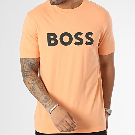 BOSS - Camiseta Thinking 1 50481923 Naranja