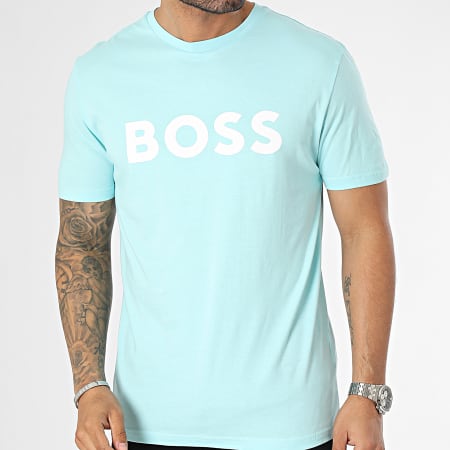 BOSS - Thinking 1 Tee Shirt 50481923 Blu chiaro