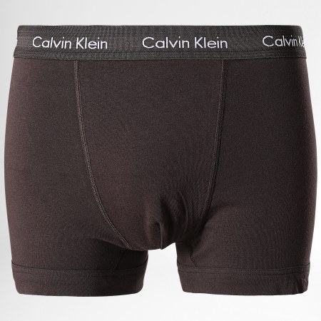 Calvin Klein - Lot De 3 Boxers U2662G Noir Marron