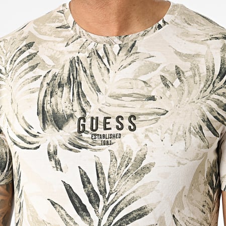 Guess - Camiseta Floral M3GI27-I3Z14 Beige