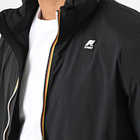 K-Way - Amaury Giacca con zip in jersey di nylon stretch K2121PW Nero