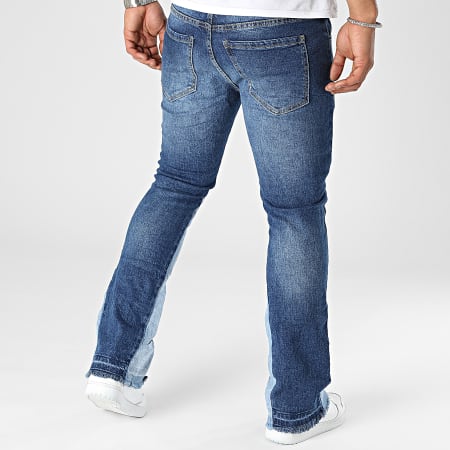 KZR - Jeans flare in denim blu