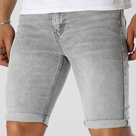 KZR - Pantalones cortos vaqueros grises