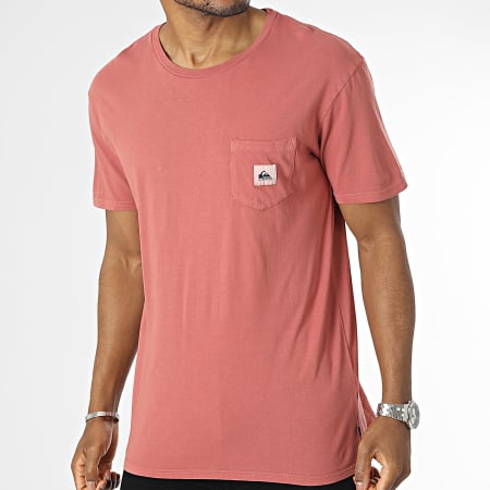 Quiksilver Camiseta Bolsillo EQYZT07253 Rosa Ryses