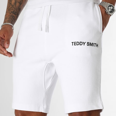 Teddy Smith - Short Jogging Required Blanc