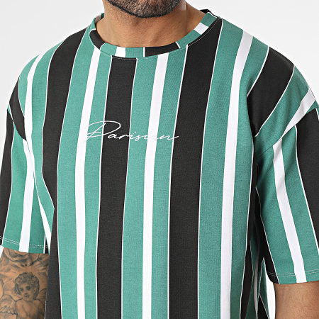 Aarhon - Set di maglietta e pantaloncini da jogging verdi