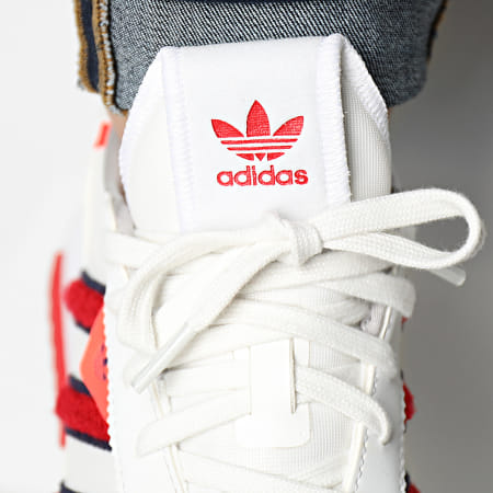 Adidas Originals - Baskets Retropy F2 HQ4359 Cloud White Better Scarlet Solar Red